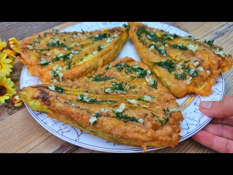Видео: Жареные кабачки вкуснее мяса, УДИВИЛА всех моих ГОСТЕЙ! Почему я не знала этот рецепт раньше?