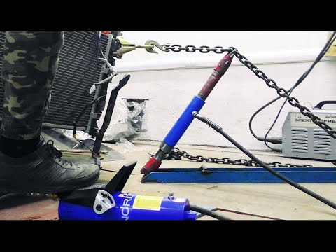 Видео: 😕 Морда набок. Лобовой удар MAZDA 3. Вытяжка лонжеронов
