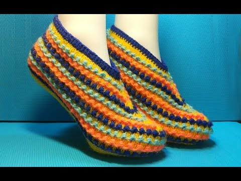Видео: ТАПОЧКИ ИЗ ОСТАТКОВ ПРЯЖИ#269