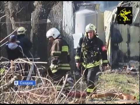 Видео: Крупный пожар произошёл  на Сходне