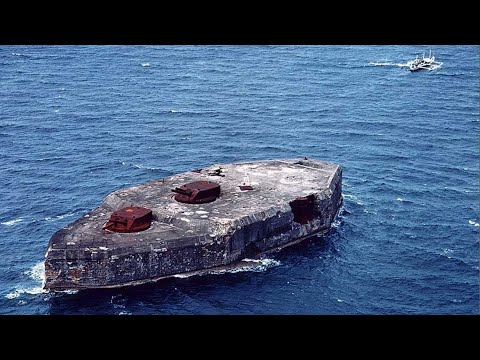 Видео: Непобежденный железобетонный корабль - форт Драм