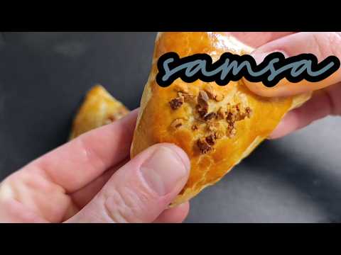 Видео: Настоящая самса из слоеного теста #самса #samsa