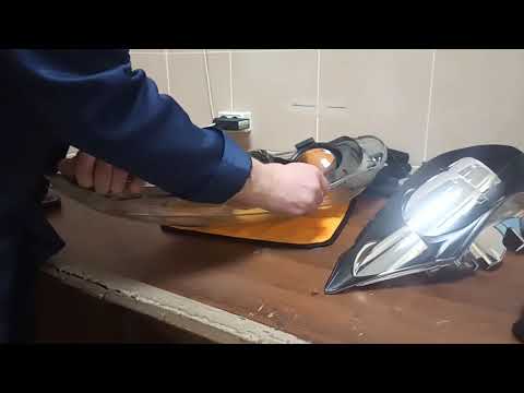 Видео: Рено Лагуна 3 Улучшение головного света. Установка светодиодных линз.