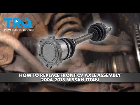 Видео: Как заменить передний мост CV в сборе на Nissan Titan 2004-2015 гг.