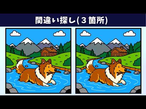 Видео: Найдите 3 отличия | Иллюстрация Версия #2025