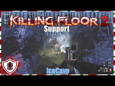 Видео: Killing Floor 2: Hell on Earth Ice Cave Solo Support с Гансом