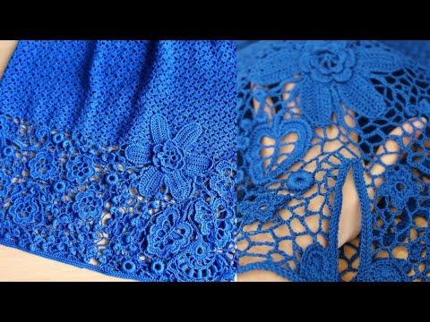 Видео: 💙ЮБКА "ИЗЯЩНЫЙ САД". Вязание крючком. Часть 1