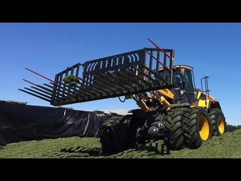 Видео: Китайский погрузчик для сельского хозяйства LiuGong CLG856H Agri max plus!