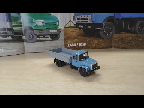 Видео: Обзор модели Газ-3307, масштаб 1:43, "Deagostini".