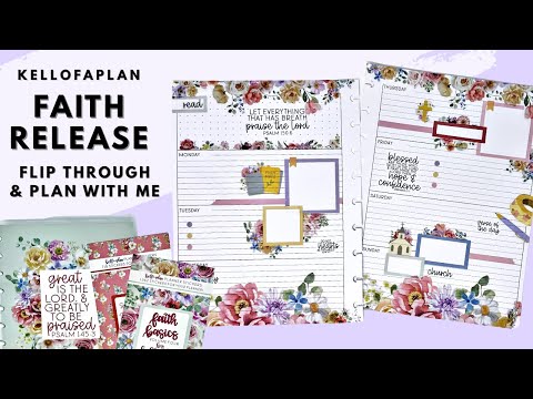 Видео: Планируйте вместе со мной и листайте | Выход Kellofaplan FaithPlanner