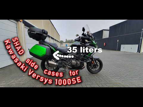 Видео: Боковые кофры Shad 35л для Kawasaki Versys 1000 SE
