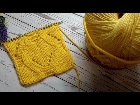 Видео: #вязание   Красивый узор для вязания палантина, кардиганов и  кофточек!!! МК!!!