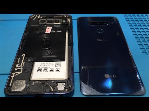 Видео: LG V40 V405NA нет сети. Нет звука в наушниках. Хрипит бузер.