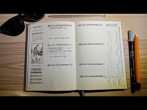 Видео: Bullet Journal 2023 в минималистичном стиле