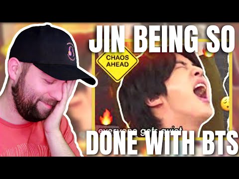 Видео: Джин так устал от BTS! Реакция на подборку VLive