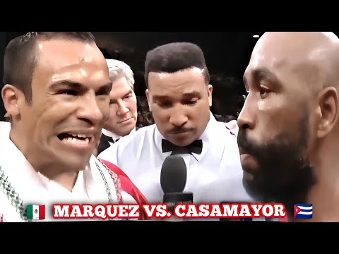 Видео: Хуан Мануэль Маркес против Хоэля Касамайора за титул чемпиона The Ring в лёгком весе