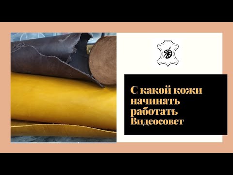 Видео: С какой кожи начинать работу?