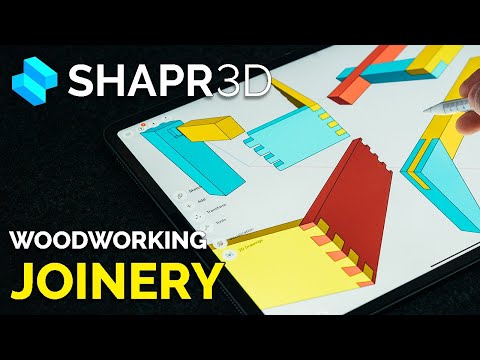 Видео: Проектирование столярных изделий и мебели на iPad Pro Shapr3D || Деревообработка