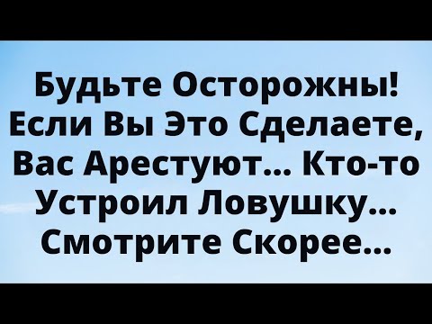 Видео: Будьте Осторожны! Если Вы Это Сделаете, Вас Арестуют... Кто-то Устроил Ловушку... Смотрите Скорее...
