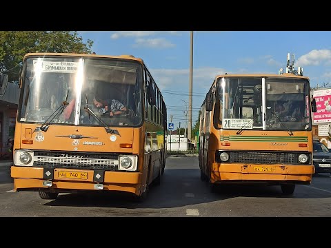 Видео: Общественный транспорт в городе Саратов, 28 июля 2023