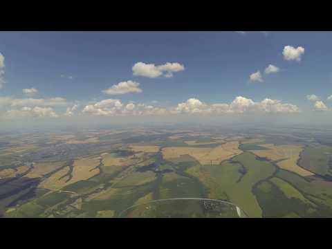 Видео: Взлететь под облака. Полет на автожире на высоту ~2км.  Up to 6100ft.