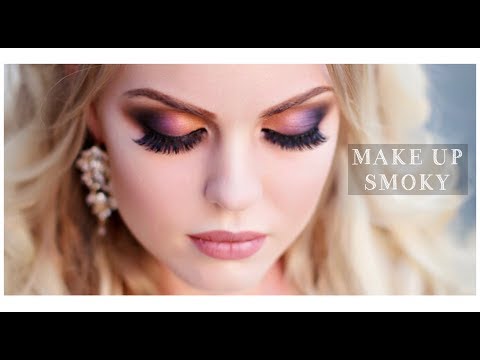 Видео: Smoky eyes. Смоки с цветным акцентом | Анна Комарова