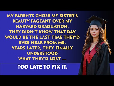 Видео: Мои родители пропустили мою церемонию вручения дипломов в Гарварде, чтобы вместо этого посетить к...