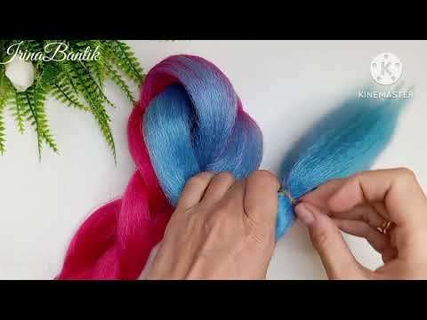 Видео: фонарики из канекалона