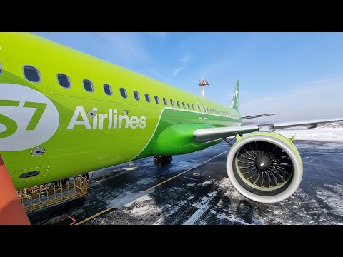 Видео: Airbus A320neo а/к S7 Airlines | Рейс Иркутск — Санкт-Петербург