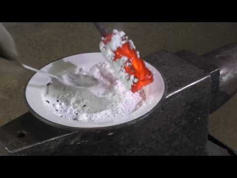 Видео: сварка троса (заготовка для ножа)