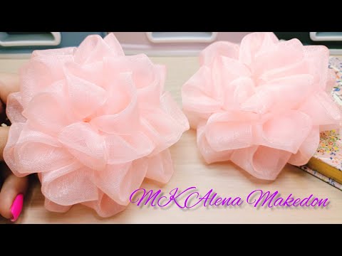 Видео: Нежные,пышные и такие красивые бантики из органзы. Делаем очень легко  @alenamakedon.amorparahm5711