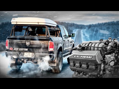 Видео: Тюнинг Jeep Wrangler. 3UZ и 6.4 Hemi . Клетка Dodge Ram. Praga V3S. Willys. Ураган. Будни 35