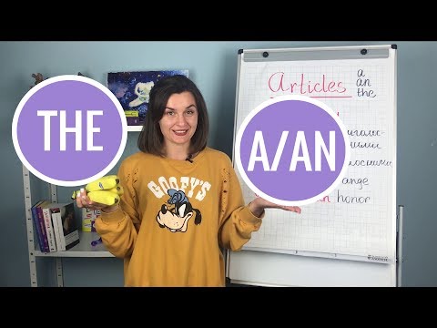Видео: АРТИКЛІ в Англійській Мові: Правила Використання Артиклів a/an та the|Граматика