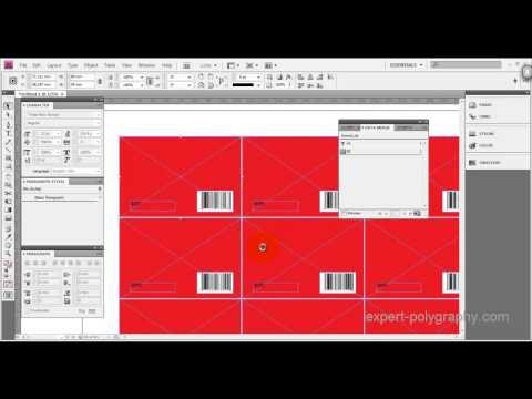 Видео: Графические переменные данные в InDesign (Data Merge)