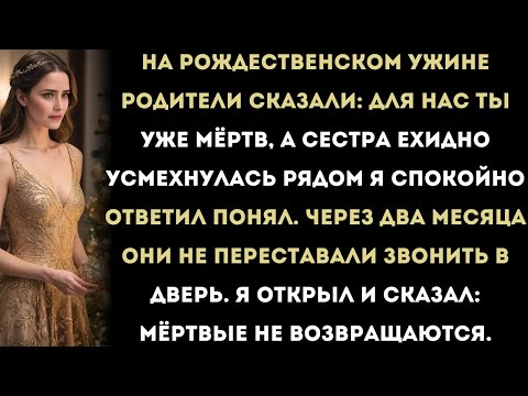 Видео: на семейной вечеринке родители сказали: «для нас ты уже мёртв». я просто улыбнулся и налил себе ещё