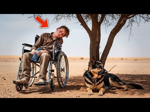 Видео: Отец бросает сына-инвалида в пустыне… Его находит немецкая овчарка, и весь мир плачет 😢
