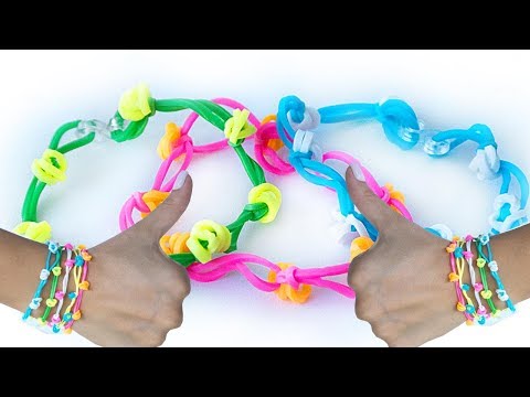 Видео: ПРОСТОЙ браслет из резинок ✦ ЛЕТНЕЕ НАСТРОЕНИЕ ✦ by 🌈 Olya Rainbow