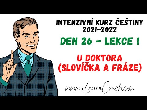 Видео: Курс чешского 26.1: У врача (слова и фразы)