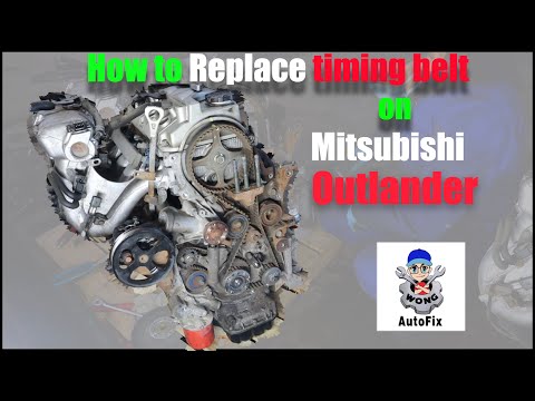 Видео: Как заменить РЕМЕНЬ ГРМ на Mitsubishi Outlander