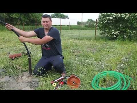 Видео: Установка водяного насоса Агидель для полива со скважины