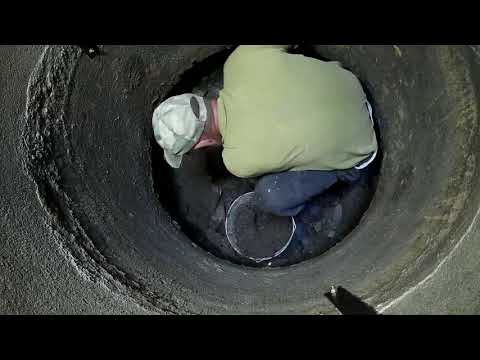 Видео: черная глина в колодце .это страшно . в ней кольца встают за день .