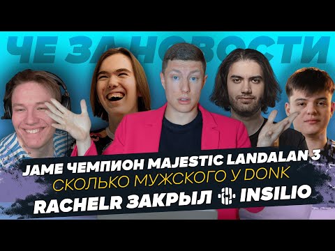 Видео: Сколько мужского у DONK / JAME чемпион MAJESTIC LANDALAN 3 / Rachel закрыл INSILIO SCHOOL
