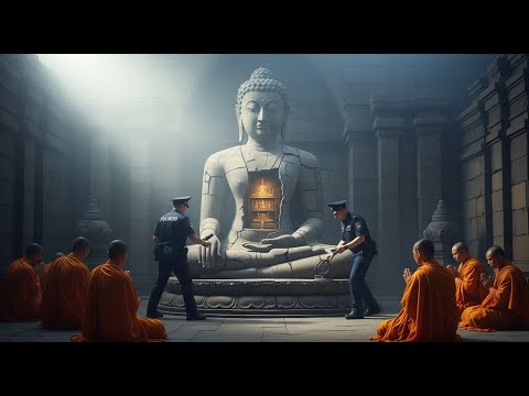 Видео: Статуя Будды треснула… И полиция нашла нечто, от чего кровь стынет в жилах