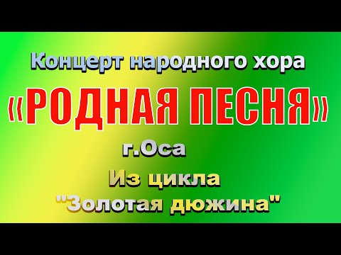 Видео: Концерт народного хора "РОДНАЯ ПЕСНЯ"