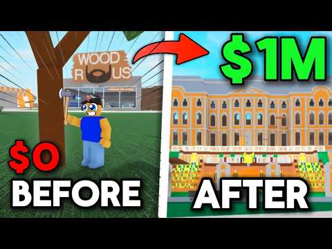 Видео: Как быстро я смогу достичь 1 миллиона в Lumber Tycoon 2? | ROBLOX
