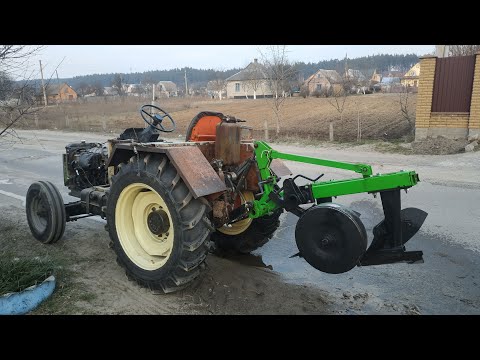 Видео: Навіска для саморобного трактора. Перша орка трактором