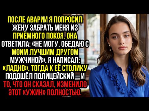 Видео: После АВАРИИ я попросил ЖЕНУ забрать меня из ПРИЁМНОГО ПОКоя. Она ответила: «Не могу, обедаю с моим
