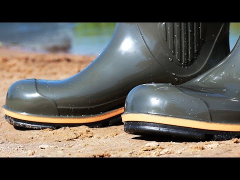 Видео: Сапоги рыбацские цельнолитые