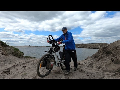 Видео: Острозький піщаний кар"єр.  Велоподорож.