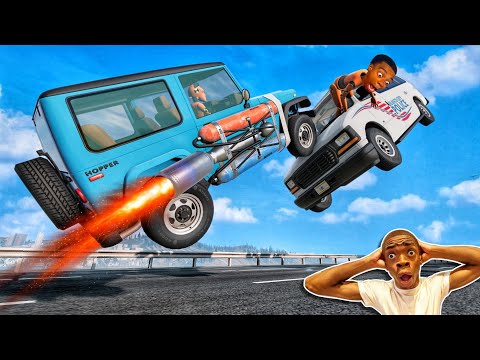 Видео: Смешные моменты с Rocket Jeep 🤣 - [BeamNG.Drive]